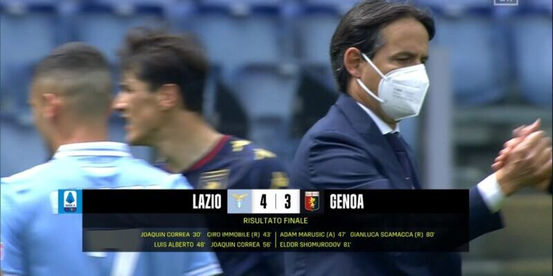Lazio batte Genoa 4-3: i liguri restano fermi a quota 36 e all’ultima hanno il Cagliari…