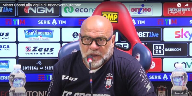 Cosmi: “Il Benevento deve fare mea culpa per quello che è successo nel girone di ritorno”