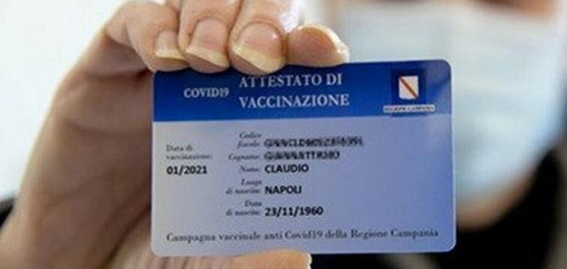 San Giorgio del Sannio, card avvenuta vaccinazione: ecco come e quando ritirarla