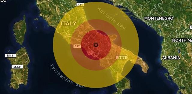 Terremoto in Campania: scossa di magnitudo 3.2 in provincia di Avellino