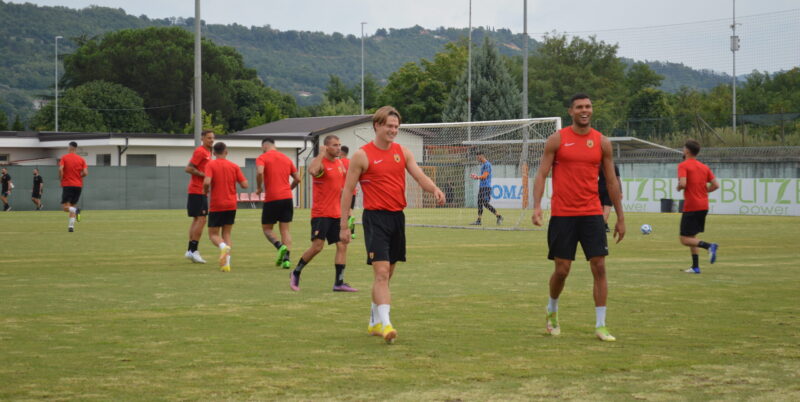 Benevento, prosegue la preparazione in vista del match di domenica contro la Reggina