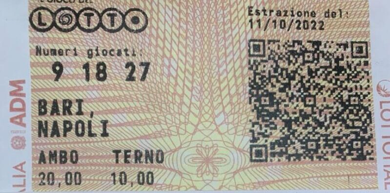 Benevento, Lotto: vinti 50 mila euro