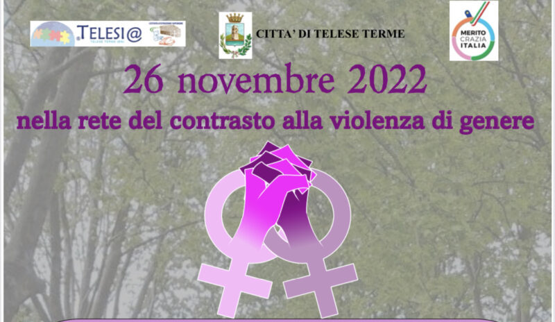 Telese Terme| Il 26 novembre una marcia contro la violenza sulle donne
