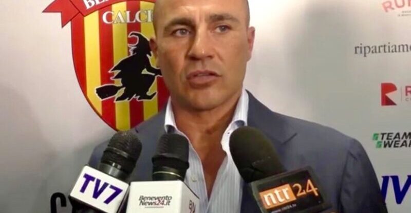 Benevento, l’ex Cannavaro: “Se a gennaio fossero arrivati giocatori le cose sarebbe andate diversamente”