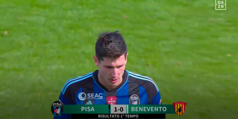 Pisa-Benevento 2-0: i neroazzurri affondano la Strega con una rete per tempo