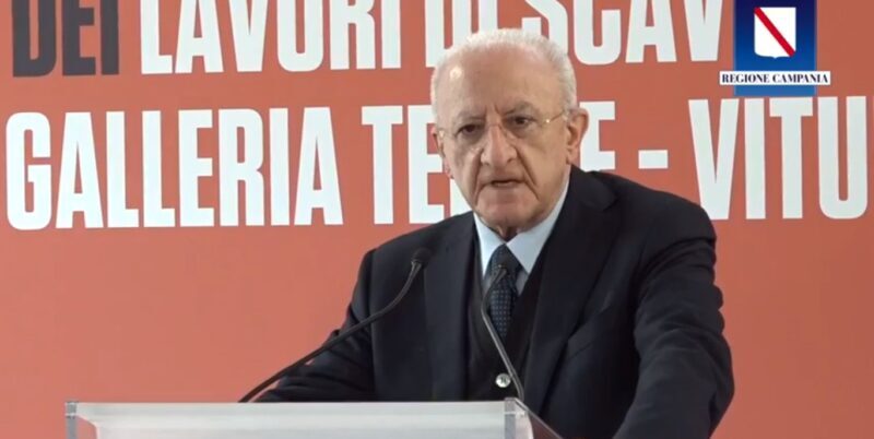 Telese-Vitulano, De Luca “saluta” Salvini: “Lo porto nel cuore come una reliquia”