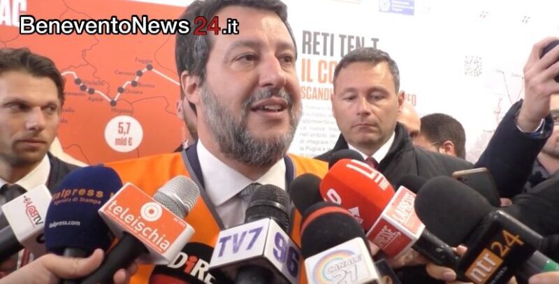 VIDEO – Salvini: “La Campania potrà essere un modello di sviluppo, crescita e lavoro”