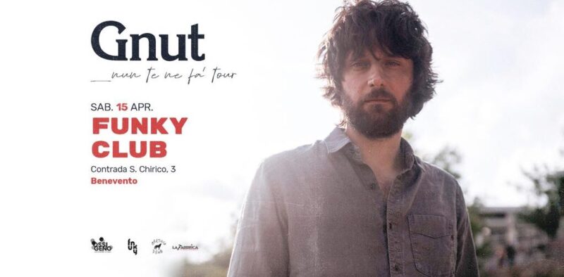 “Nun te ne fa”, sabato al Funky Club si presenta l’ultimo album di Gnut