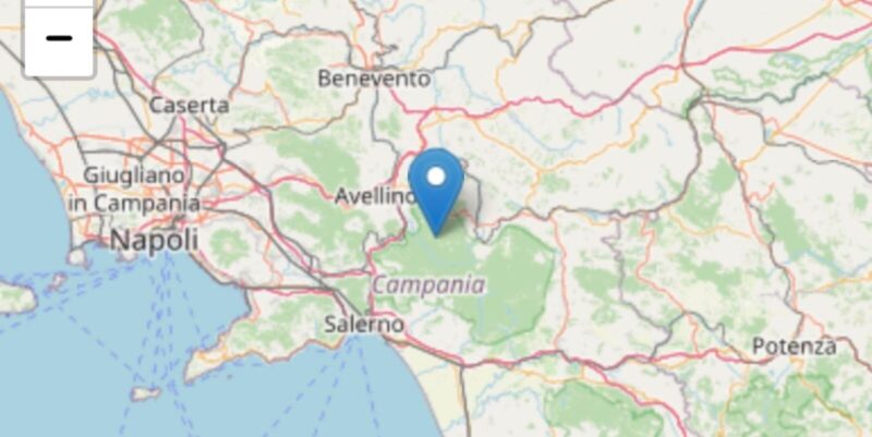 Terremoto in Irpinia: scossa di magnitudo 2.6