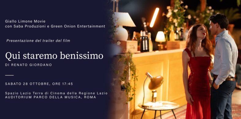Qui Staremo Benissimo di Renato Giordano, la presentazione del trailer alla Festa del Cinema di Roma
