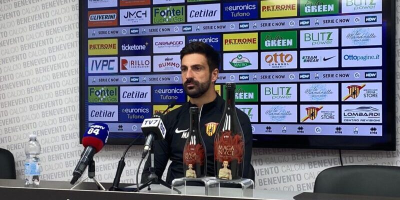 Benevento, Andreoletti: “Nessun alibi, la mancata vittoria è una nostra responsabilità ma non è un punto da buttare”