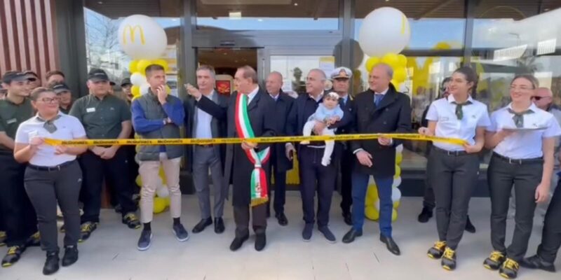 VIDEO – Benevento, inaugurato nuovo Mc Donald’s al Rione Libertà