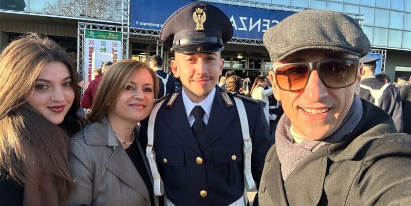 Il sannita Cosimo Grieco supera brillantemente il corso di formazione in Polizia: gli auguri della famiglia