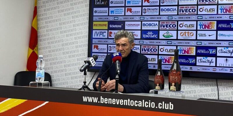 Benevento, Auteri: “Vittoria meritata contro squadra forte. Campionato? Non mi interessano i proclami”