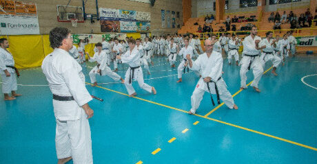 Uno stage di Karate a Benevento