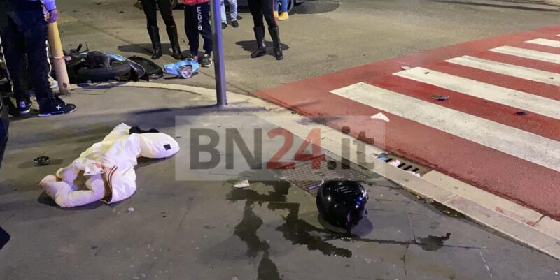 Auto contro scooter, grave incidente a S. Giorgio del S.: due giovanissimi in ospedale (FOTO)