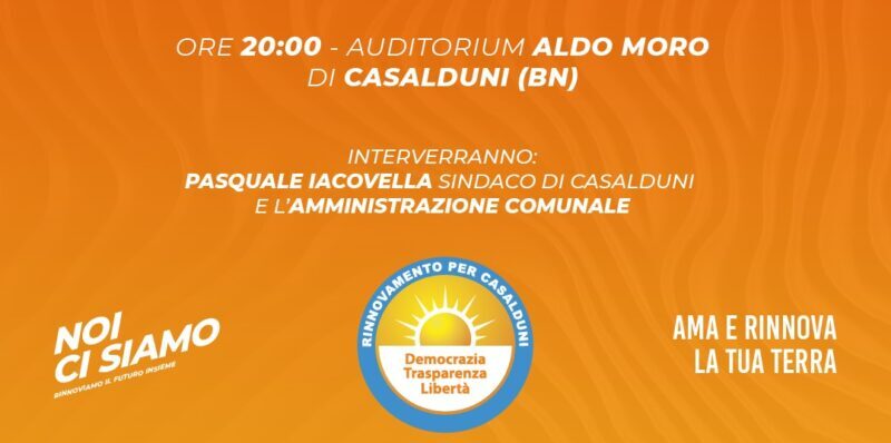 Casalduni, sabato sera il sindaco Iacovella presenta la relazione di fine mandato