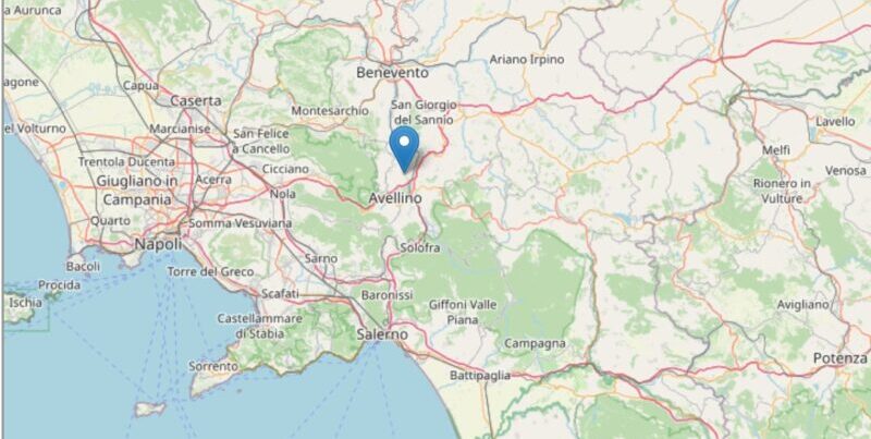 La terra continua a tremare in Irpinia e nel Sannio: altre tre scosse nel giro di 1h