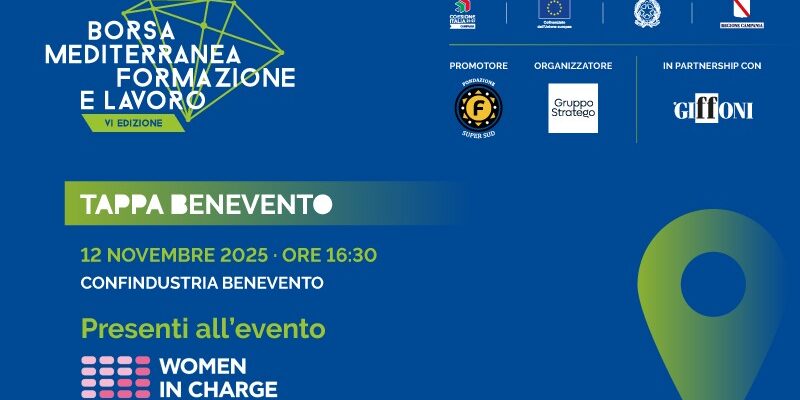La BMFL arriva a Benevento: terza tappa nell’ambito dell’evento nazionale “Women in Charge On Tour” La BMFL arriva a Benevento: terza tappa nell’ambito dell’evento nazionale “Women in Charge On Tour”