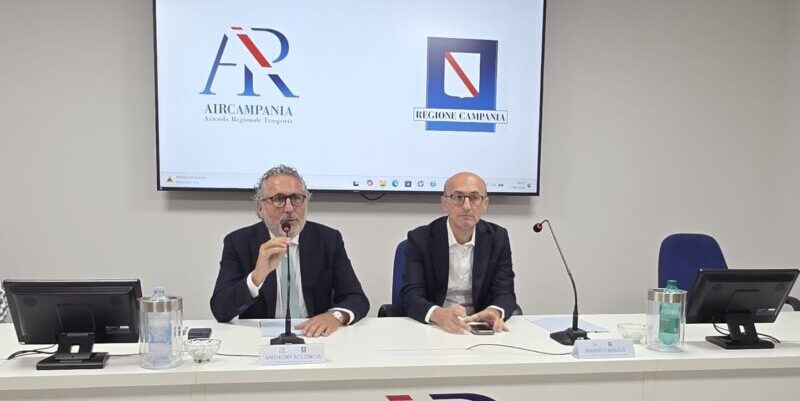 Regione Campania, Settimana della Mobilità: il vicepresidente Casillo incontra i nuovi assunti di AIR Campania