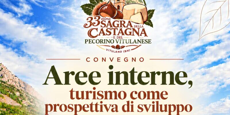 Vitulano, turismo e aree interne: alla Sagra della Castagna un convegno sulle prospettive di sviluppo del territorio