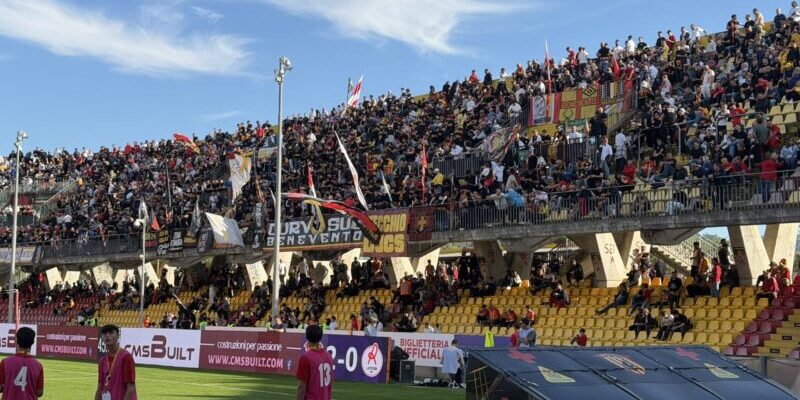 Arezzo-Benevento, alle 16 il via alla prevendita: c’è l’obbligo di tessera del tifoso
