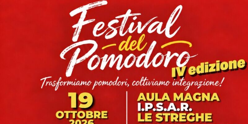 I.P.S.A.R. Le Streghe, lunedì la quarta edizione del Festival del Pomodoro
