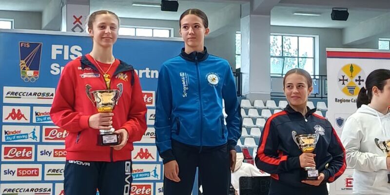 Scherma, l’Accademia Olimpica Beneventana brilla a Rende: argento per Novelli (FOTO)