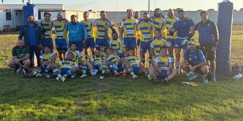 Rugby IV Circolo Benevento, debutto storico in Serie B: travolto il Trepuzzi Rugby Salento 60-5