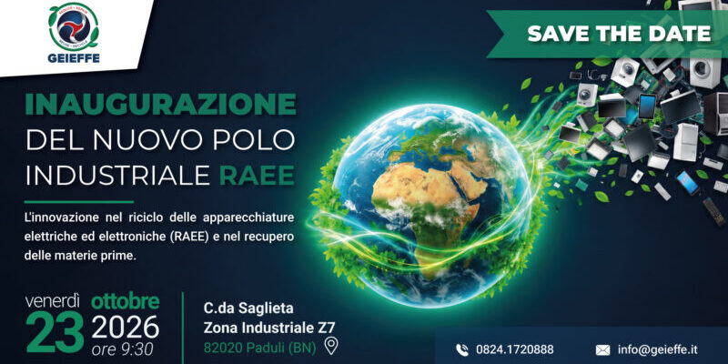 Raee, Geieffe apre le porte del proprio polo industriale in contrada Saglieta