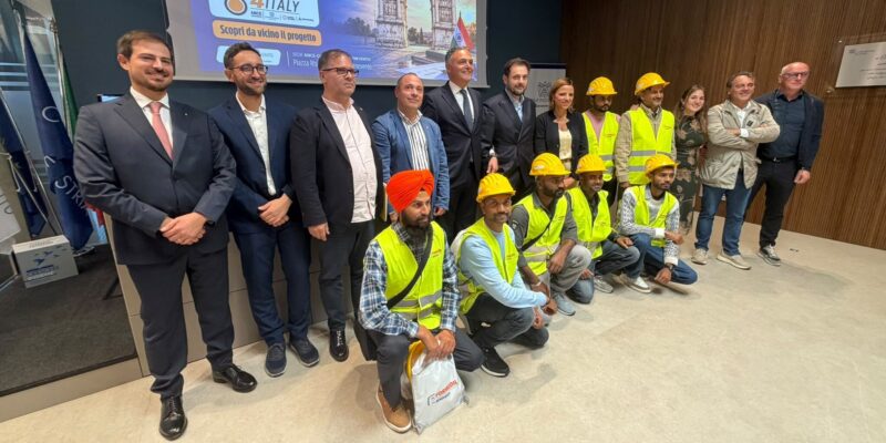 FOTO E VIDEO – Ance, 7 lavoratori indiani assunti grazie al progetto “WORK4ITALY”