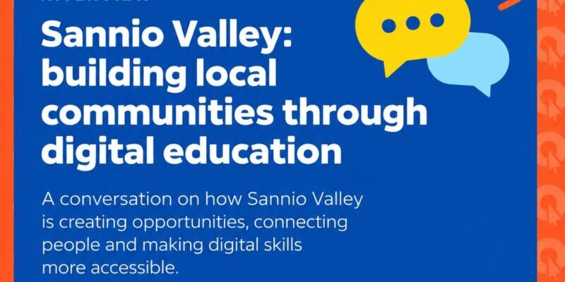 Sannio Valley protagonista su EU Code Week: dal Sannio all’Europa attraverso le competenze digitali Sannio Valley protagonista su EU Code Week: dal Sannio all’Europa attraverso le competenze digitali